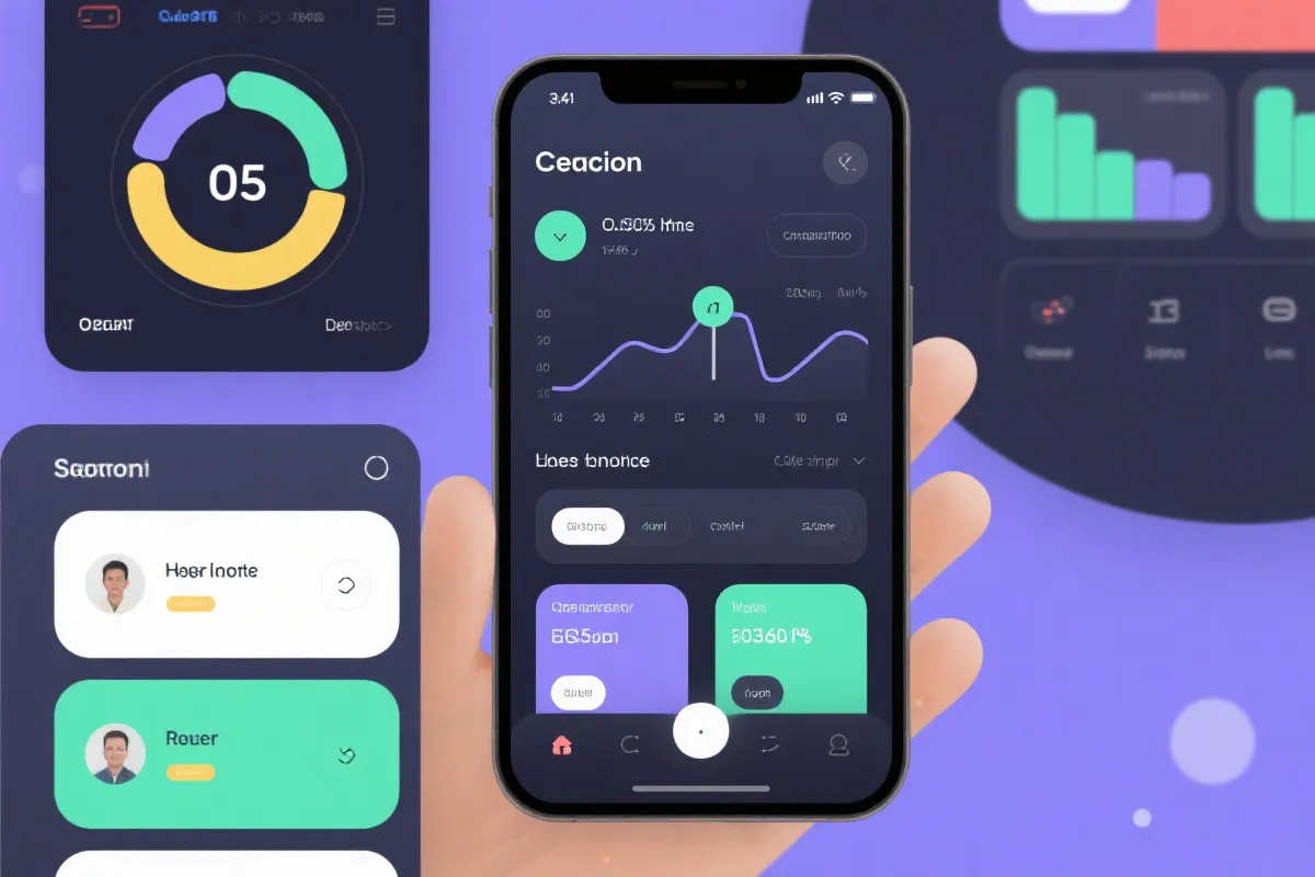 计划APP 仪表盘示意图