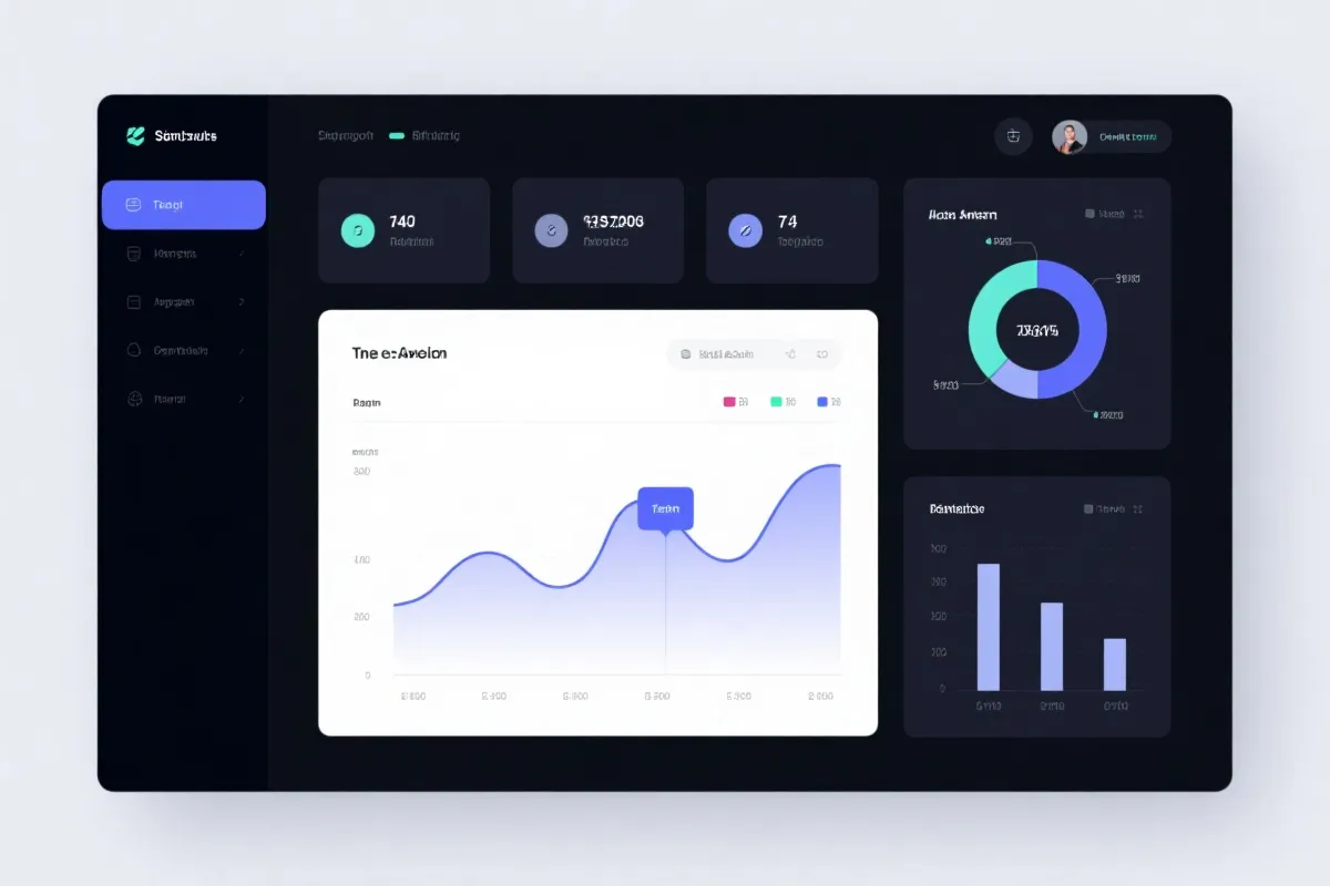 数据看板示意图